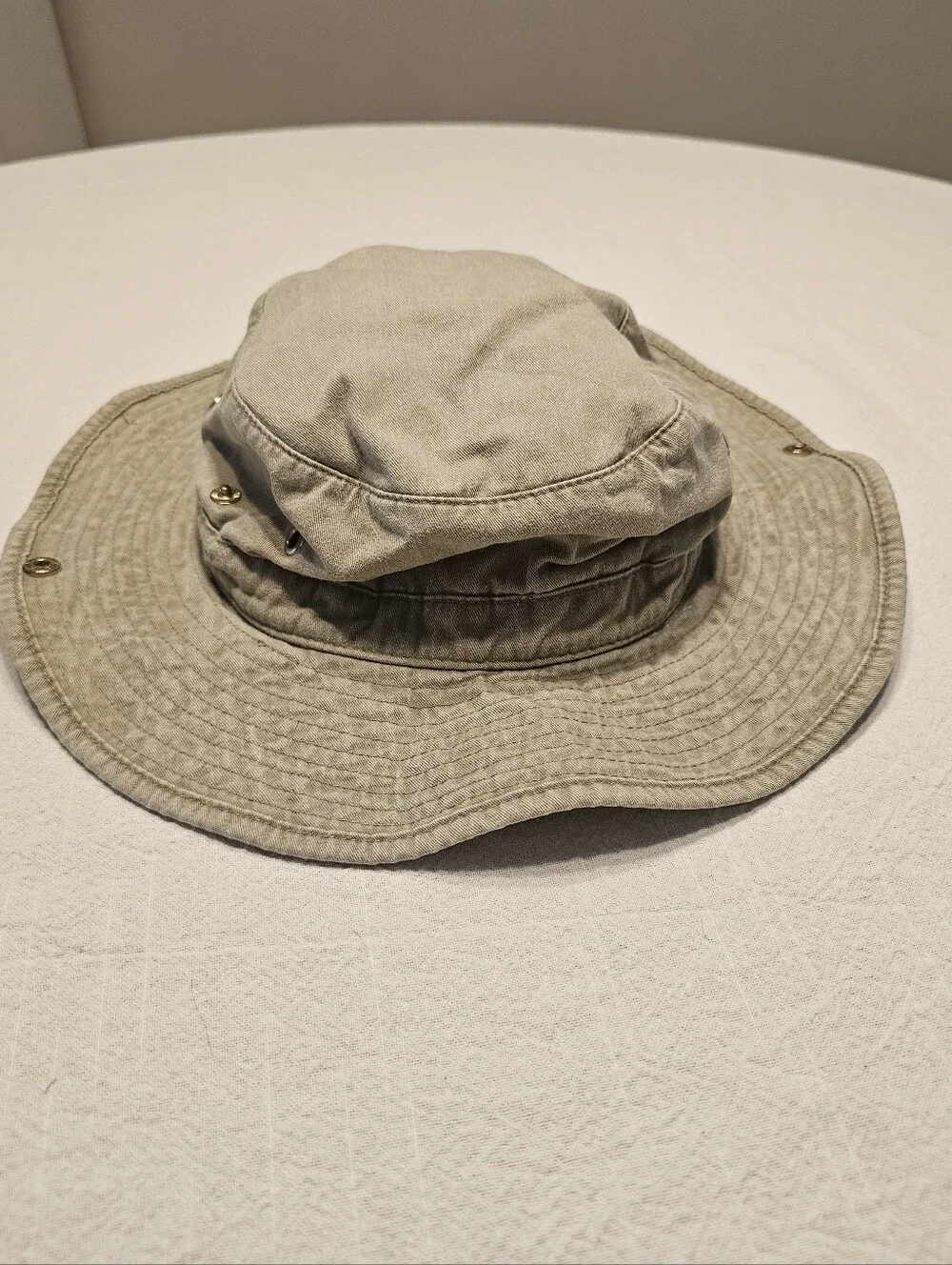 Broner Cotton Fishing Hat Khaki Tan Size Large Sun Safari